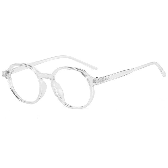 Custom Logo Plastic Optical Glasses Polygon Eyeglasses Frames For Men And Women