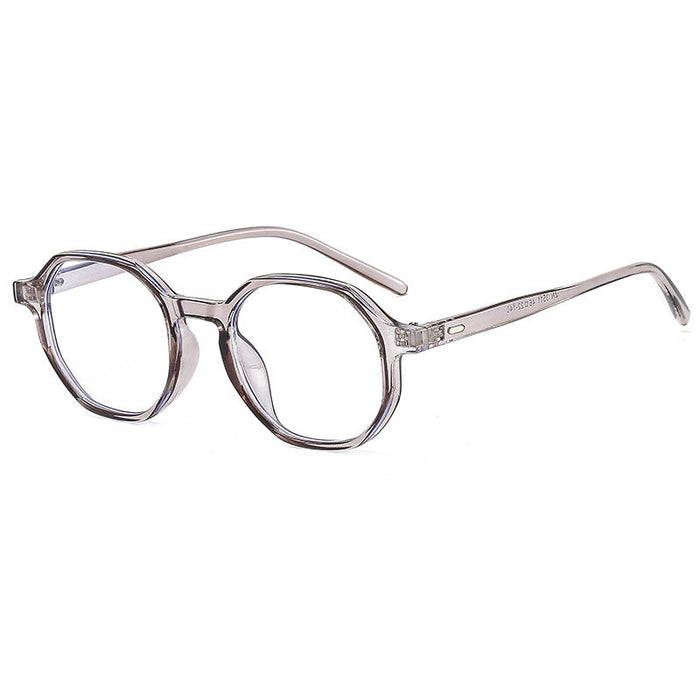 Custom Logo Plastic Optical Glasses Polygon Eyeglasses Frames For Men And Women