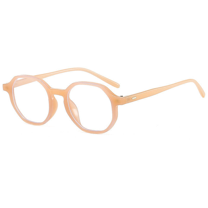 Custom Logo Plastic Optical Glasses Polygon Eyeglasses Frames For Men And Women