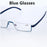 Half-frame Reading Glasses for Men and Women HD Comfortable and Elegant