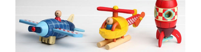 Disassembly Model Airplane Rocket Children's Wooden Assembly And Disassembly Toys Baby Hands-On Brain Educational Toys