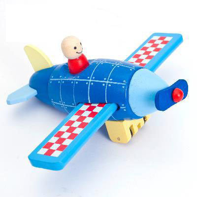 Disassembly Model Airplane Rocket Children's Wooden Assembly And Disassembly Toys Baby Hands-On Brain Educational Toys