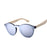 Sunglasses Color Film Wood Round Sunglasses Round Fashion Retro Bamboo Glasses For Men And Women
