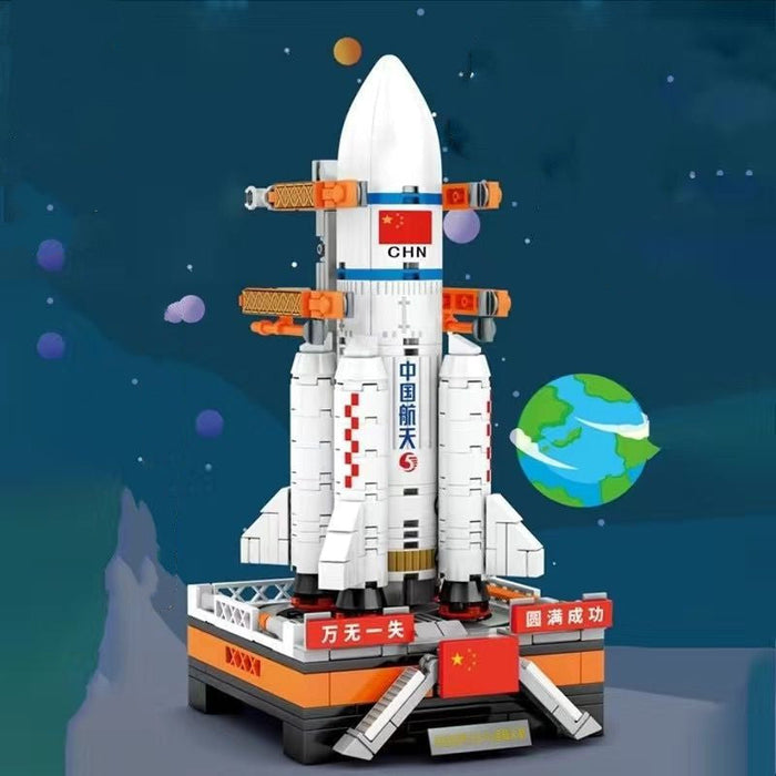 Rocket Airplane Particle Assembled Building Blocks Children's Educational Toys