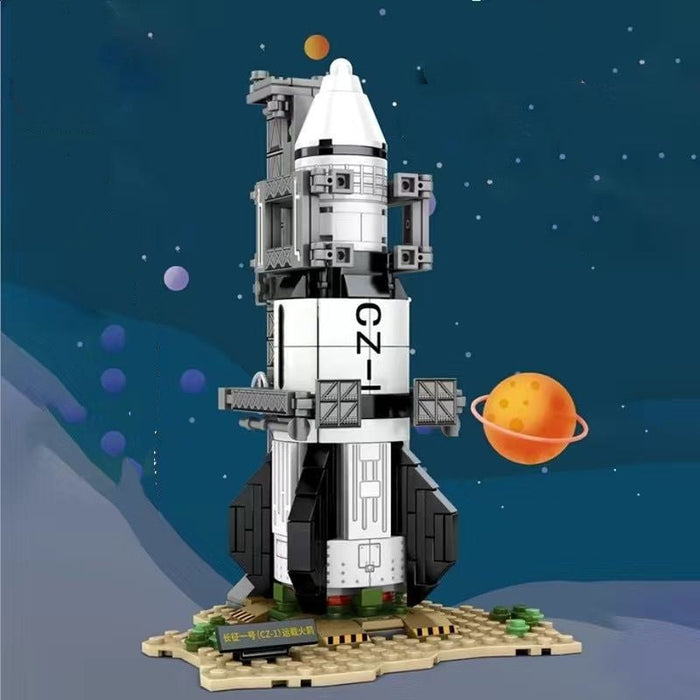 Rocket Airplane Particle Assembled Building Blocks Children's Educational Toys