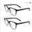 2 PK Unisex Blue Light Blocking Reading Glasses Computer Readers For Men Women