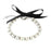 Striped Fashion Pearl Necklace Pet Collar