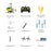 Remote control helicopter 2.4G HD