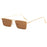Simple Sunglasses Full Frame Square Glasses For Men And Women