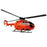 C186 Helicopter BO105 Four Way Single Blade Without Ailerons