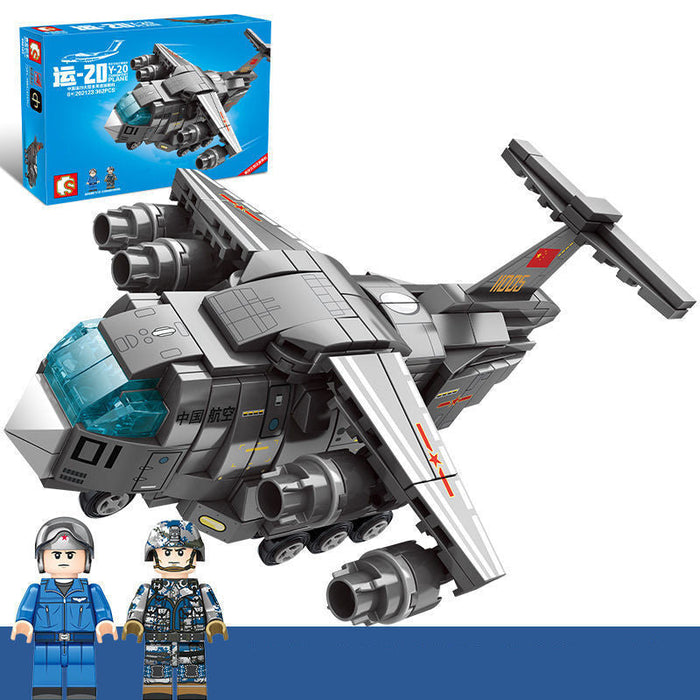 Rocket Airplane Particle Assembled Building Blocks Children's Educational Toys