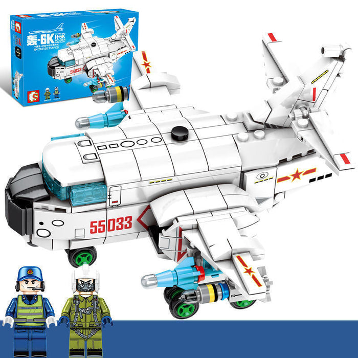 Rocket Airplane Particle Assembled Building Blocks Children's Educational Toys