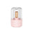Atmosphere Light Humidifier Candlelight Aroma Diffuser Portable 120ml Electric USB Air Humidifier Cool Mist Maker Fogger 8-12 Hours With LED Night Light
