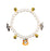 3pcs Pearl Necklace For Pets Halloween Decoration Cat Necklace Puppy Dog Bell Neck Ornament