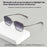 Pure Titanium Square Frame Double Beam Fashion Myopia Glasses For Men